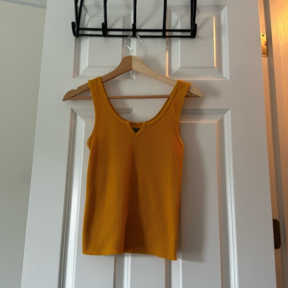Yellow tank top